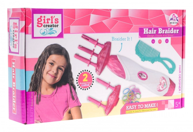 Kit per Intrecciare Capelli Bambini 2 in 1