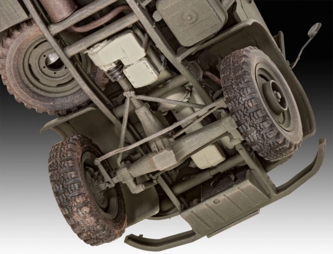 Modello di veicolo in plastica UNIMOG 404 S 1/35