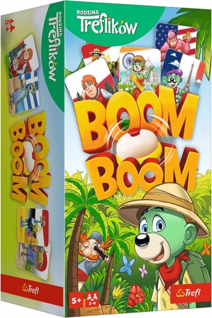 Boom Boom Famiglia Treflíków – gioco di famiglia di prontezza Trefl