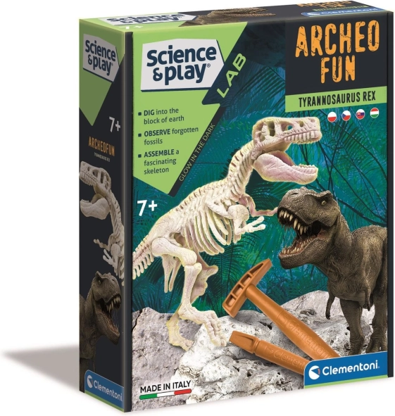 CLEMENTONI Science&Play ArcheoFun: Tirannosaurus Rex