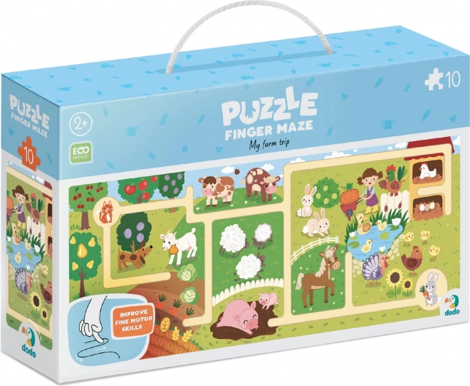 DODO Puzzle Labirinto La Mia Fattoria 10 pezzi