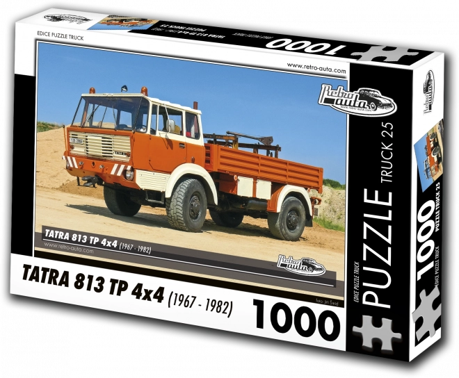 Puzzle Camion Retro-Auta Tatra 813 TP 4x4