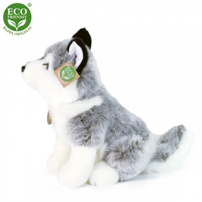 Rappa Peluche Husky Seduto 30 cm Eco-Friendly