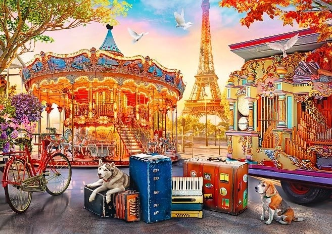 Puzzle Vacanze a Parigi 500 pezzi