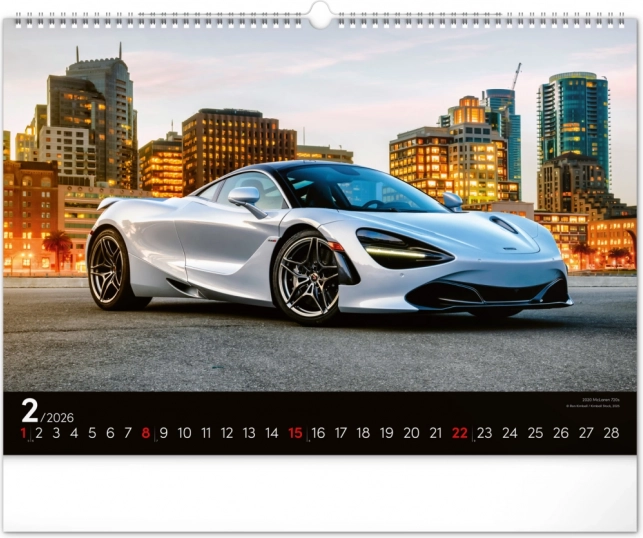 Calendario da Parete Auto Veloci 2026