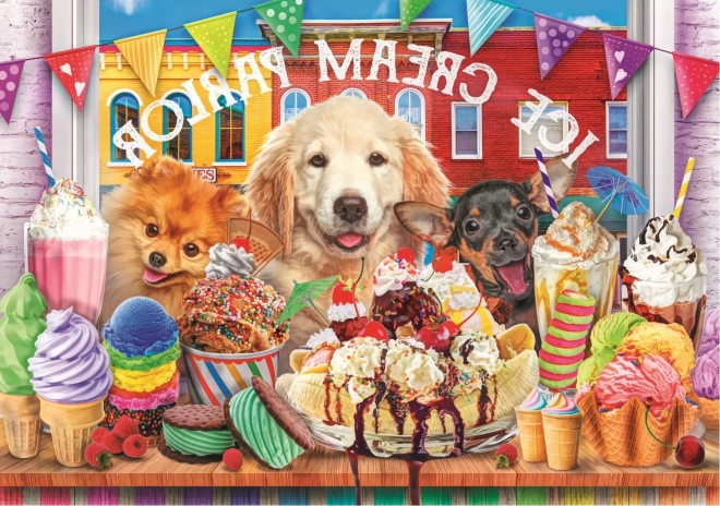 Puzzle Cuteness Overload: Cani Davanti alla Pasticceria - 1000 Pezzi