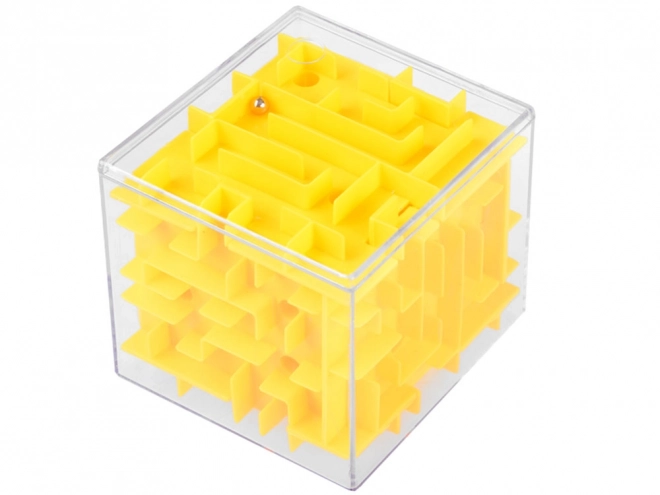 Cubo labirinto gioco di abilità colorato