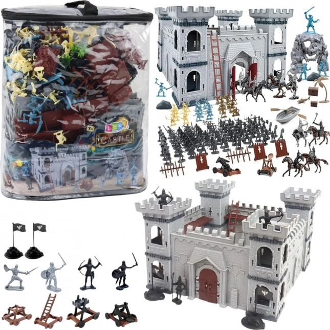 Castello dei pirati con figurine e accessori, 311 pezzi