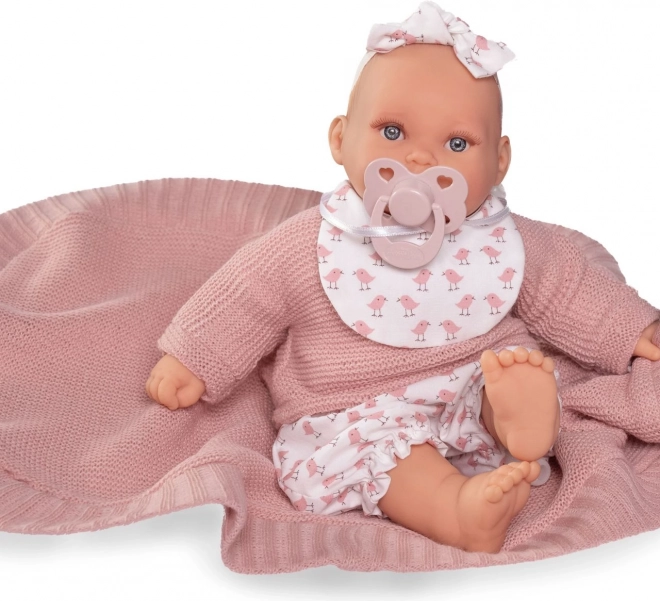 Bambola Realistica Kika con Suoni e Corpo Morbido 27 cm