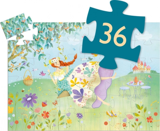 Puzzle Djeco Principessa di Primavera 36 Pezzi