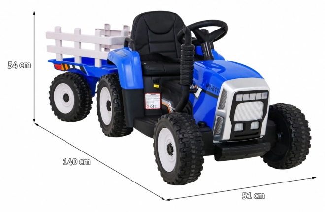 Rimorchio Trattore BLOW Blu