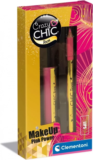 Set di Trucco Labbra Pink Power CLEMENTONI Crazy Chic Teen