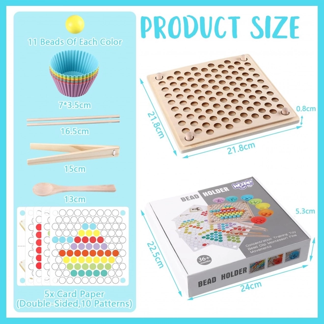 Palle Colorate Woopie Mosaico e Sorter Montessori