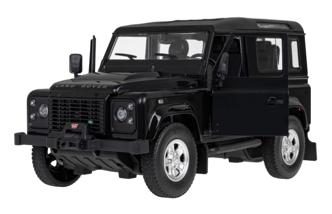 Land rover defender modello RASTAR 1:14 con telecomando giallo – nero