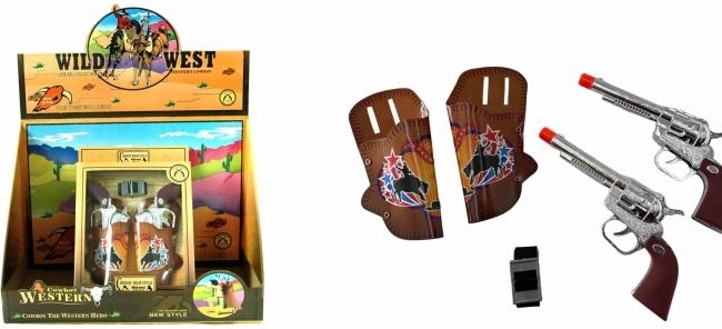 Set di pistole da cowboy per bambini