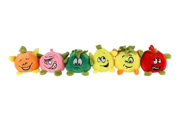 Peluche portachiavi frutta 8cm assortiti