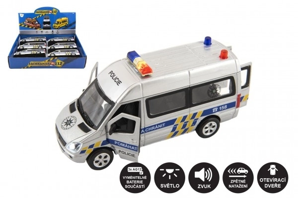 Auto della Polizia con Luci e Suoni 15cm