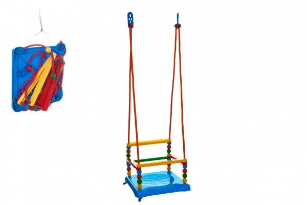 Altalena in plastica verde per bambini – Blu