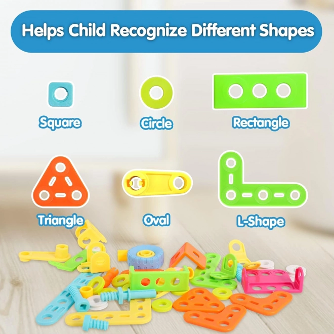 Set di costruzioni di veicoli per bambini 6 in 1