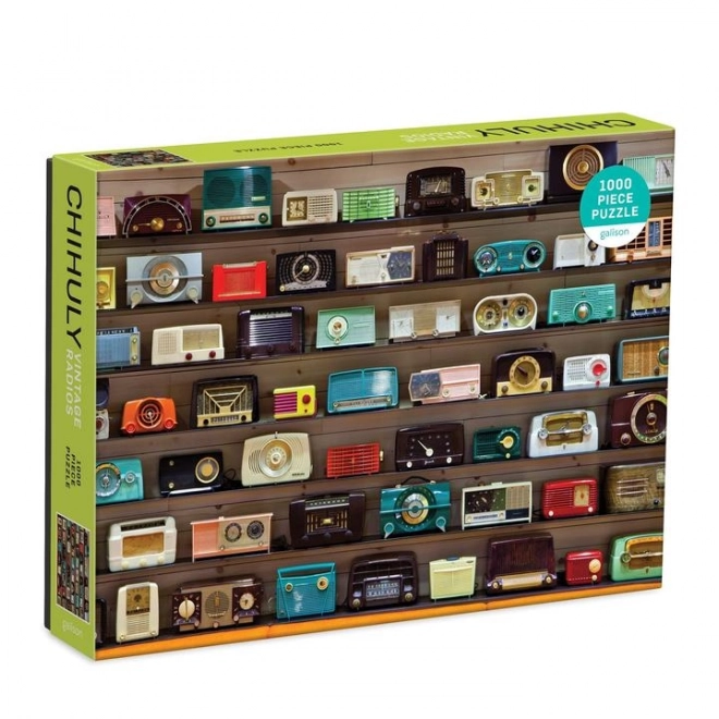 Puzzle Galison radio vintage 1000 pezzi