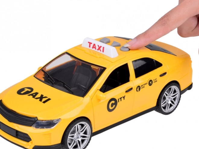 Auto taxi con suoni e luci