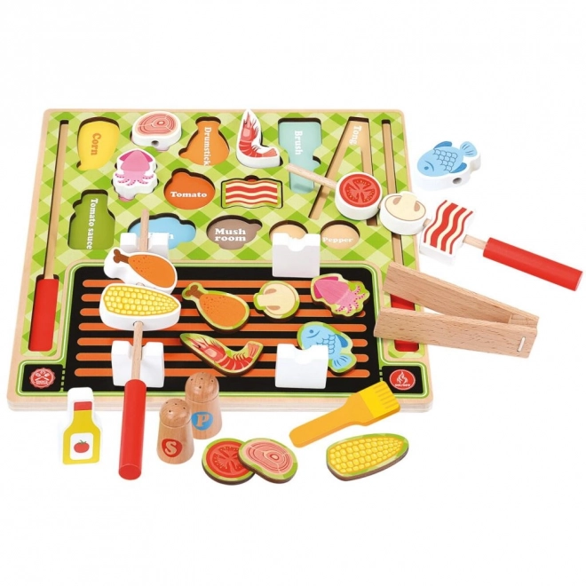 Puzzle in legno Grill 3D