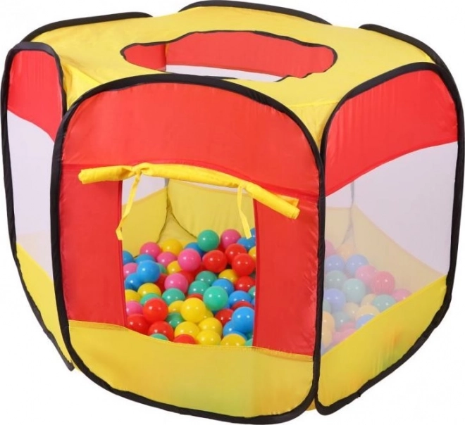 Tenda pop-up esagonale con palline