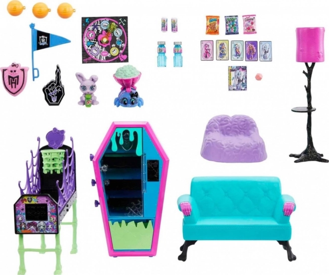 Set arredi Monster High salotto degli studenti