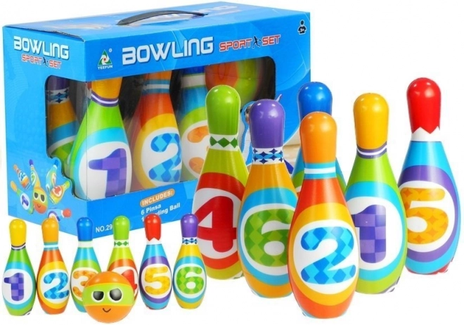 Bowling con Numeri per Bambini in Schiuma