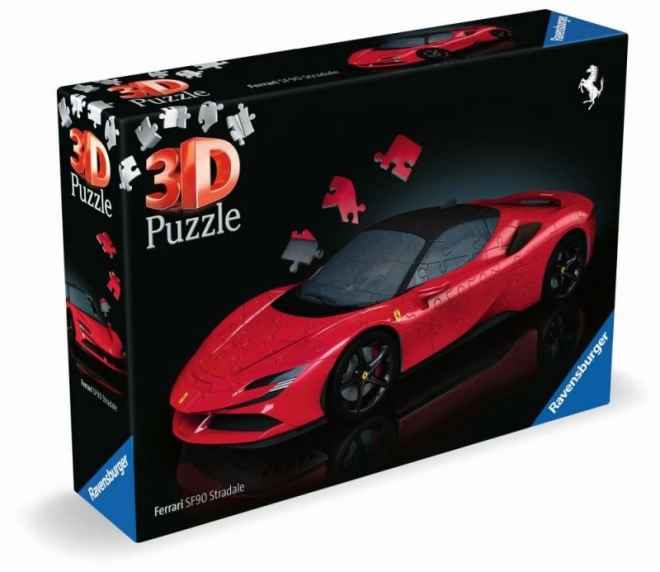 Modello Ferrari SF90 Stradale in puzzle