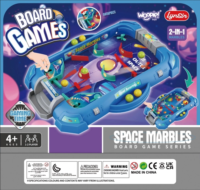 WOOPIE gioco di abilità Flipper "Gioco Cosmico" 2v1