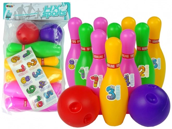 Set da Bowling Colorato per Bambini