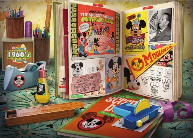 Puzzle Disney 1960 Anniversario di Topolino 1000 Pezzi