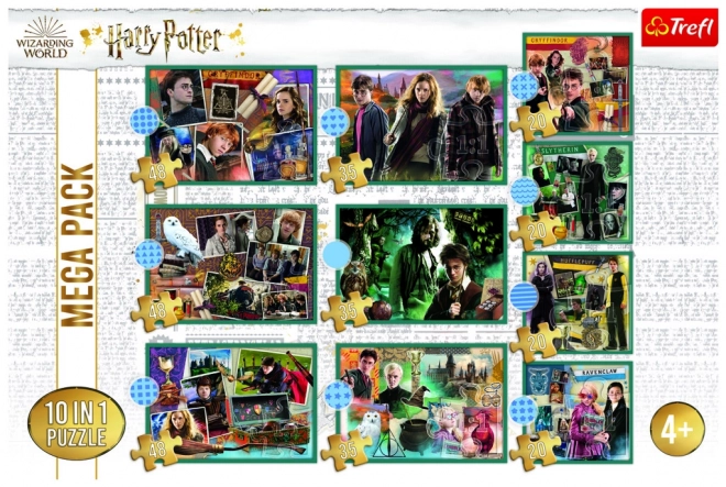 Puzzle Harry Potter Mega Pack 10 in 1 di Trefl