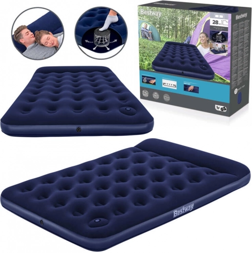 Bestway materasso ad aria matrimoniale Air Mattress Full 191 × 137 × 28 cm con pompa integrata