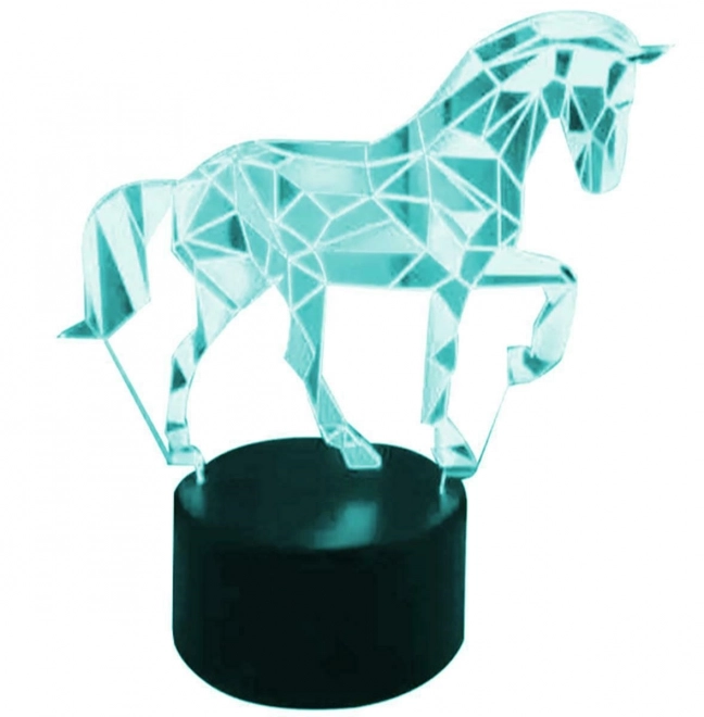 Lampada notturna 3D LED unicorno