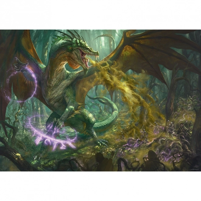 Puzzle Trefl Dungeons & Dragons: Drago Verde 1000 Pezzi