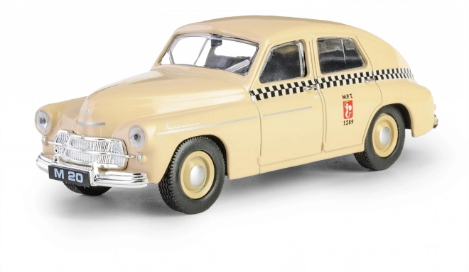 Macchina d'epoca PRL Varsavia M20 Taxi beige