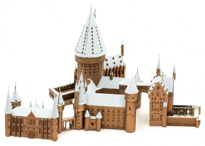 Puzzle 3D Metal Earth Castello di Hogwarts innevato