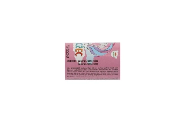 Bolle di sapone unicorno 11 cm con puzzle