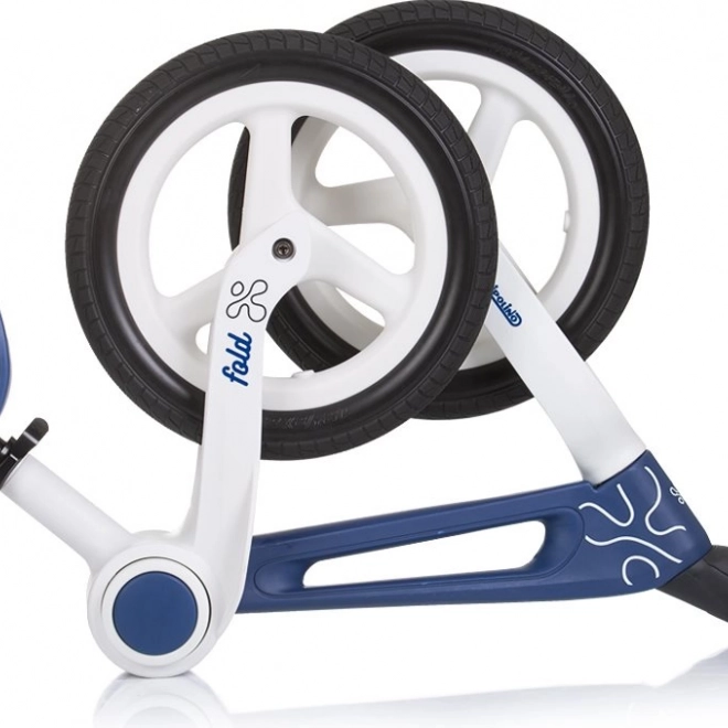 Bicicletta senza pedali Chipolino Fold X blu navy
