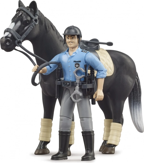 Figurina di poliziotto snodabile per un gioco d’azione