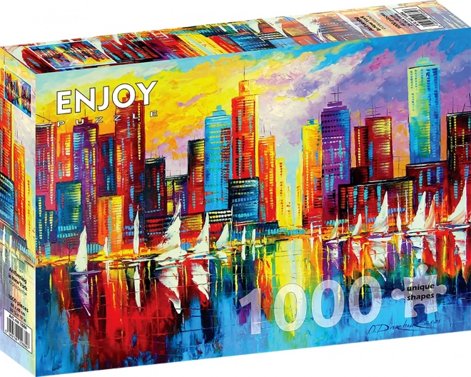 Puzzle Sera a New York 1000 Pezzi