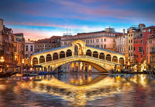 Puzzle 1000 pezzi Rialto Di Notte