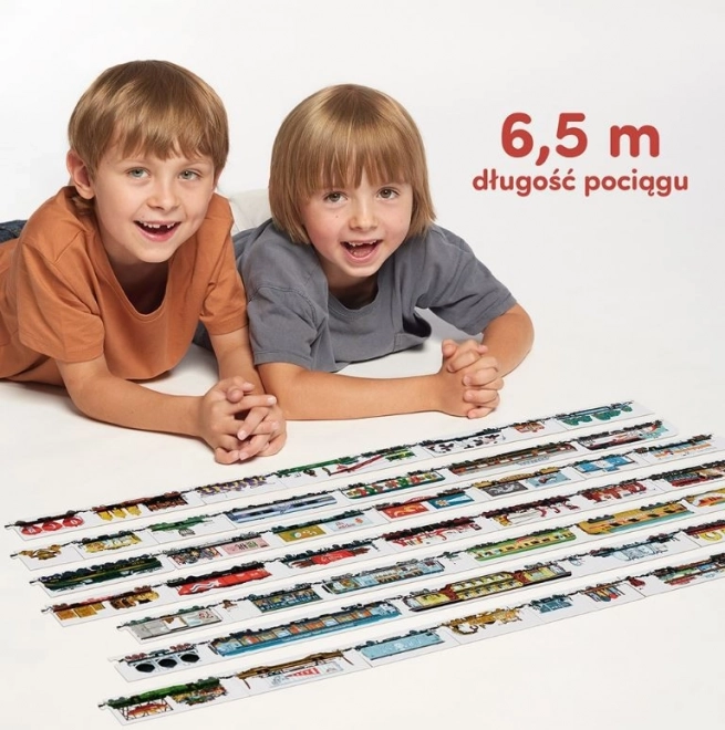 Puzzle Treni Doppia Faccia