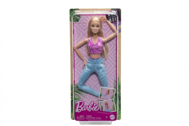 Barbie in Movimento - Bionda con Leggings Blu