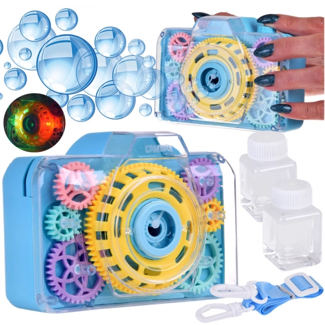 Macchina Fotografica Magica Bolle di Sapone – blu