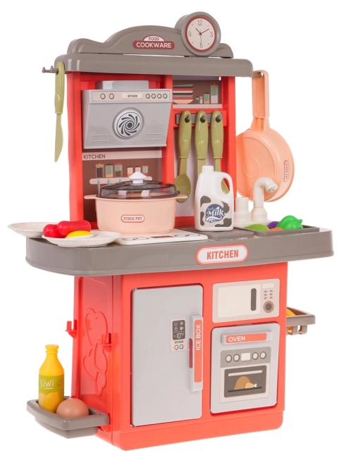 Cucina gioco con suoni e luci per bambini – rosa