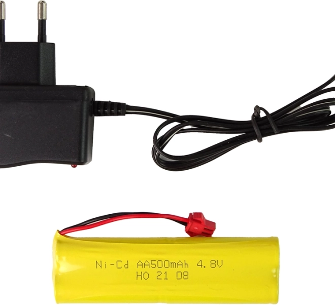 Batteria potente 4,8 V 500 mAh con caricabatteria