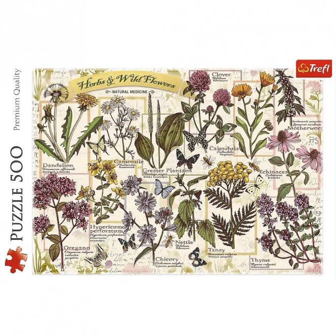 Puzzle 500 pezzi - Erbe Medicinali